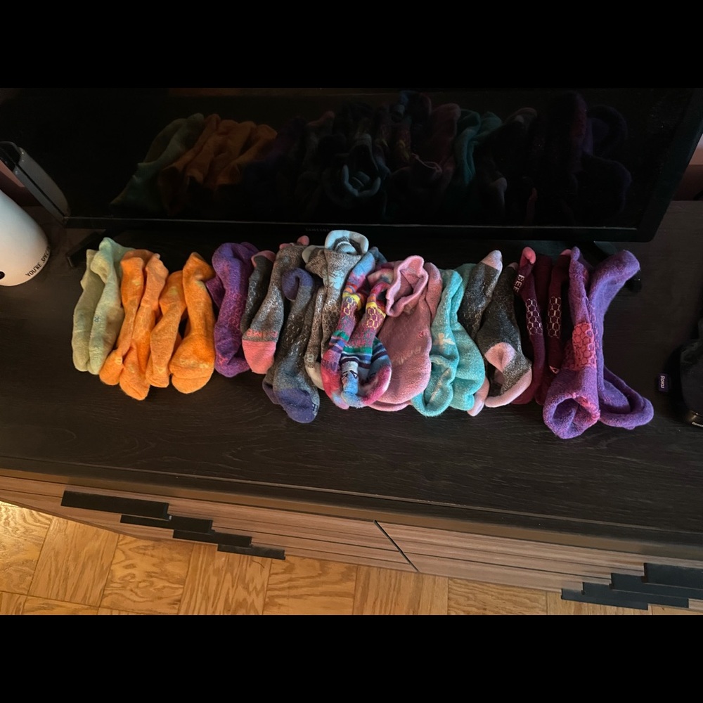Lot of medium Bombas socks including pride pair